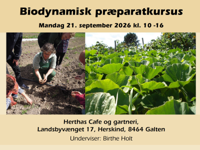 Biodynamisk pr&aelig;paratkursus