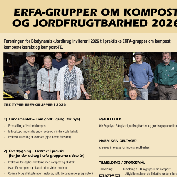 Biodynamisk forening erfa-gruppe om kompost