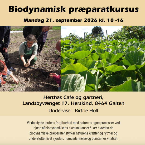 Biodynamisk pr&aelig;paratkursus