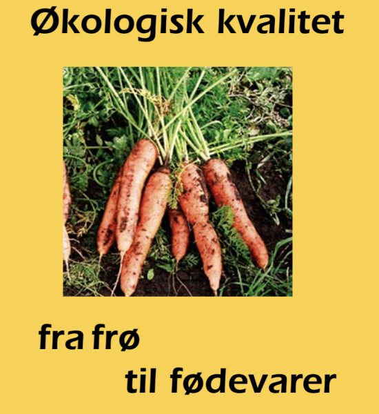 Folder om frø til fødevarer i økologisk kvalitet