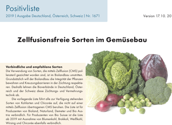 Demeter forbud af genteknologiske GMO frø